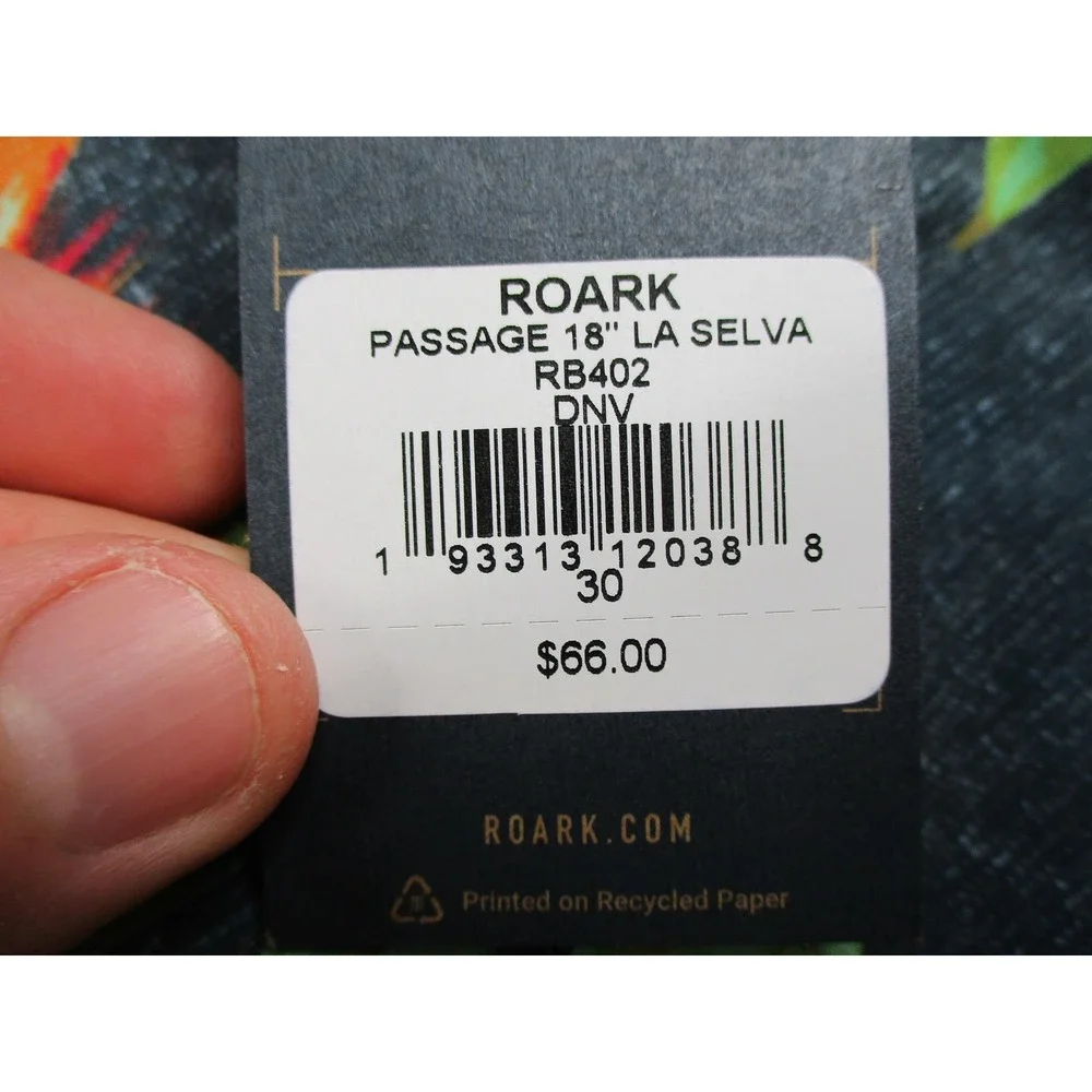 Roark Shorts Mens 30 Navy Passage 18 La Selva Boardshorts Floral Tropical RB402